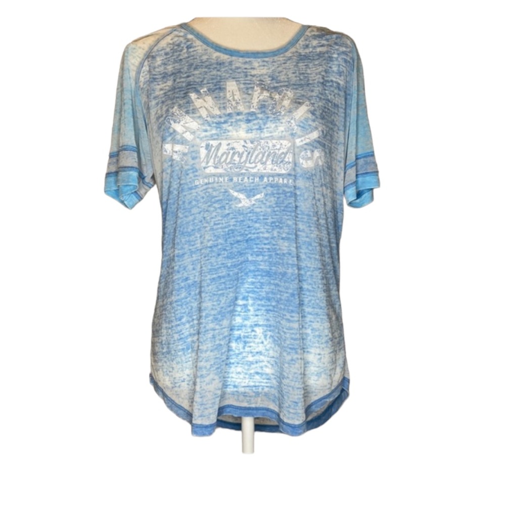Annapolis Blue Sheer Beach Athletic Top
